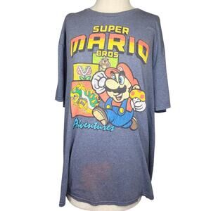 Super Mario Bros Adventures Nintendo T Shirt Size 2XL